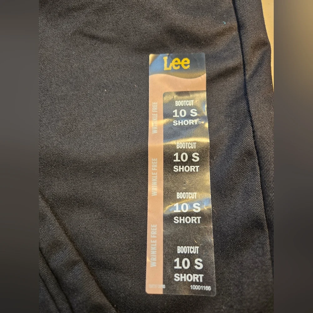 NWT Lee Black Bootcut Pants Size 10 Short - Picture 3 of 13